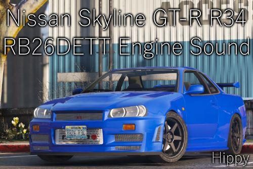 Nissan Skyline GT-R R34 RB26DETT Engine Sound